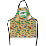 Dinosaurs Apron With Pockets w/ Name or Text