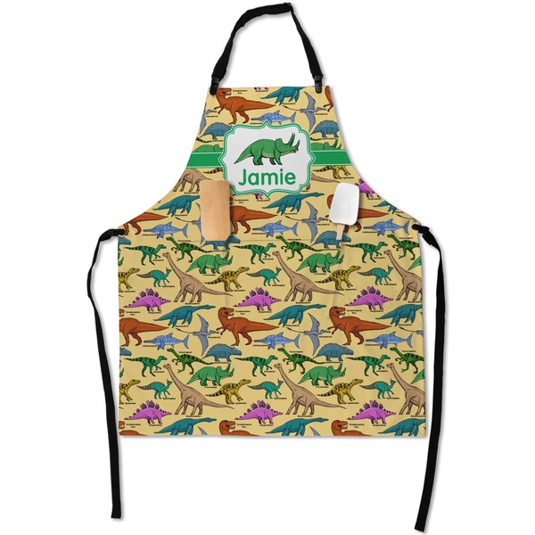 Custom Dinosaurs Apron With Pockets w/ Name or Text