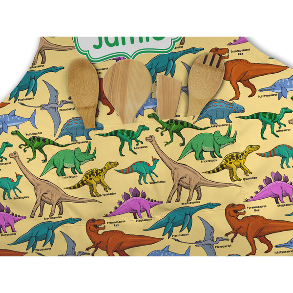Dinosaurs Apron - Pocket Detail with Props