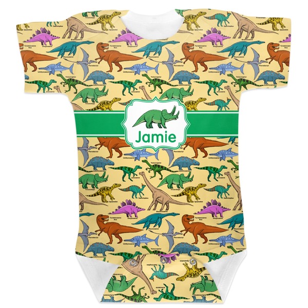 Custom Dinosaurs Baby Bodysuit (Personalized)