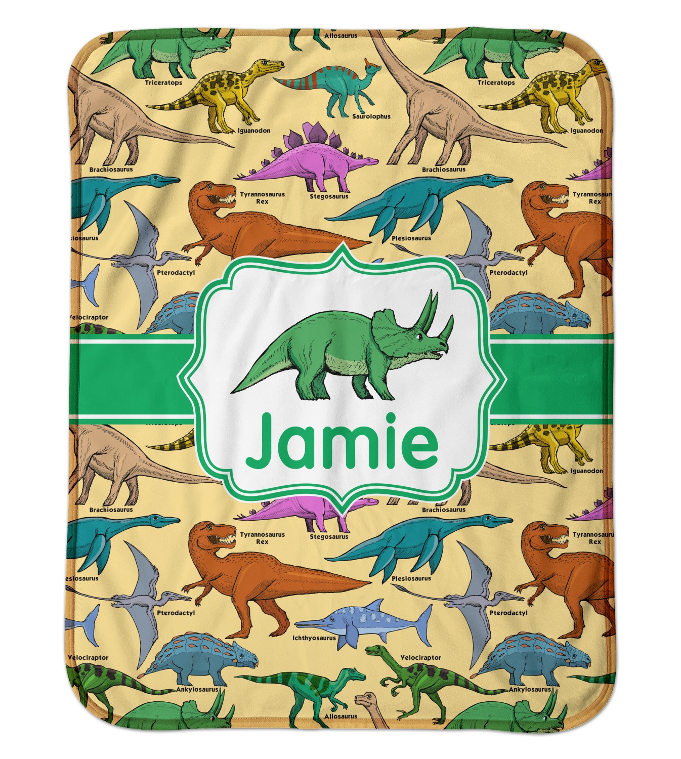 dinosaur baby blanket