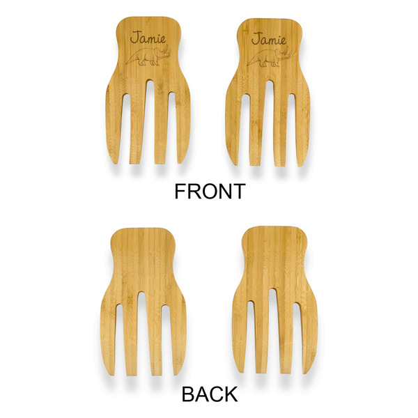 Dinosaurs Bamboo Salad Hands - APPROVAL