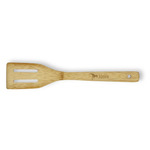 Dinosaurs Bamboo Slotted Spatula - Double Sided (Personalized)