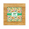 Dinosaurs Bamboo Trivet with 6" Tile - FRONT