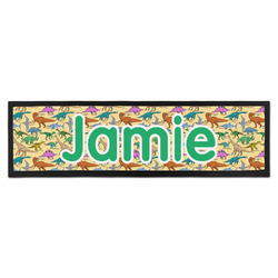 Dinosaurs Bar Mat - Large (Personalized)