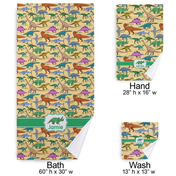 Dinosaurs Bath Towel Sets - 3-piece - Approval