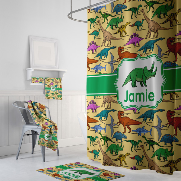 Dinosaurs Bath Towel Sets - 3-piece - In Context