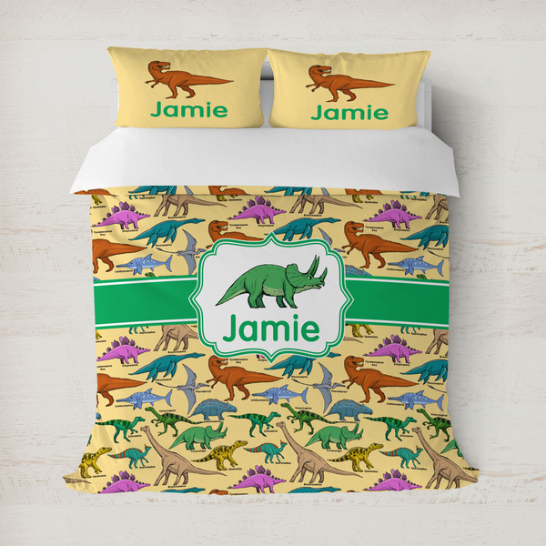 Custom Dinosaurs Duvet Cover (Personalized)