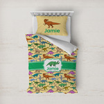 Dinosaurs Duvet Cover Set - Twin (Personalized)