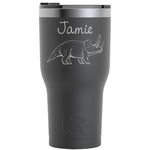 Dinosaurs RTIC Tumbler - Black - Engraved Front (Personalized)
