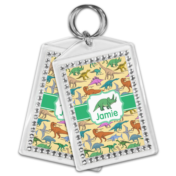 Dinosaurs Bling Keychain - MAIN