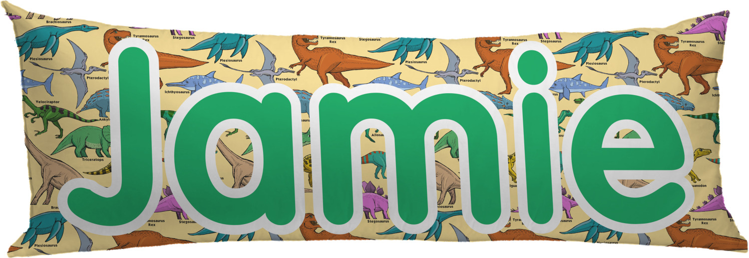 Custom Dinosaurs Body Pillow Case (Personalized) YouCustomizeIt