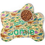 Dinosaurs Bone Shaped Dog Food Mat (Personalized)