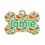 Dinosaurs Bone Shaped Dog ID Tag - Small (Personalized)