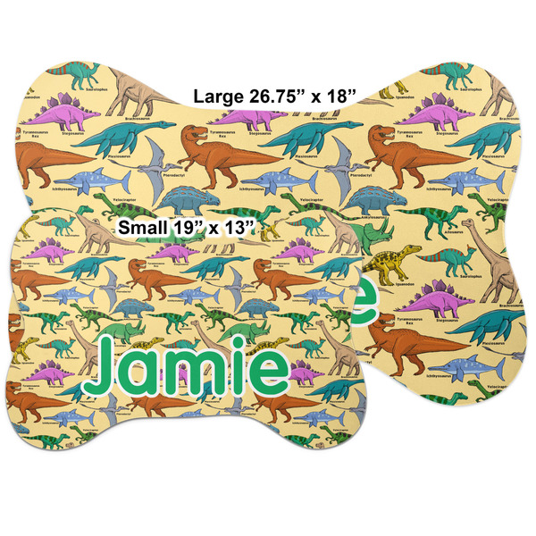 Dinosaurs Bone Shaped Mat Comparison