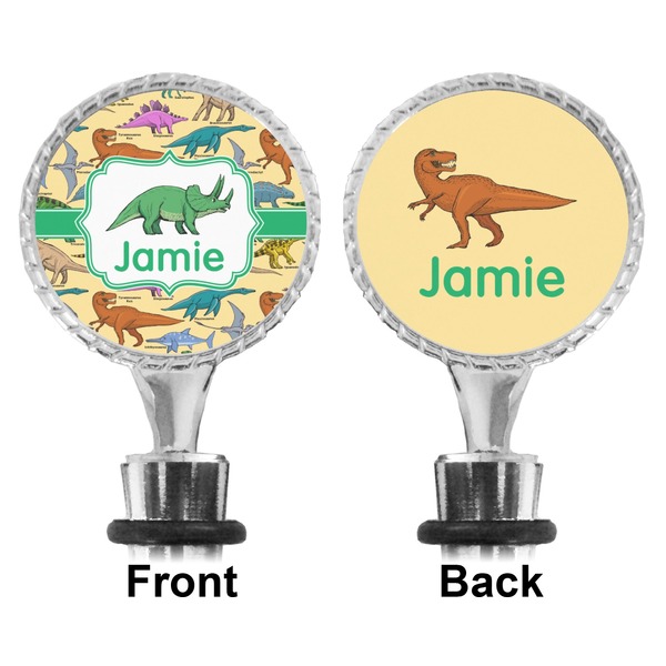 Dinosaurs Bottle Stopper - Front and Back