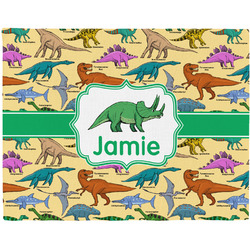 Dinosaurs Woven Fabric Placemat - Twill w/ Name or Text