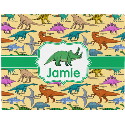 Dinosaurs Woven Fabric Placemat - Twill w/ Name or Text