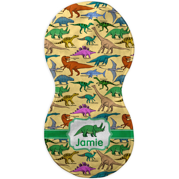 Dinosaurs Burp Peanut Shaped Flat