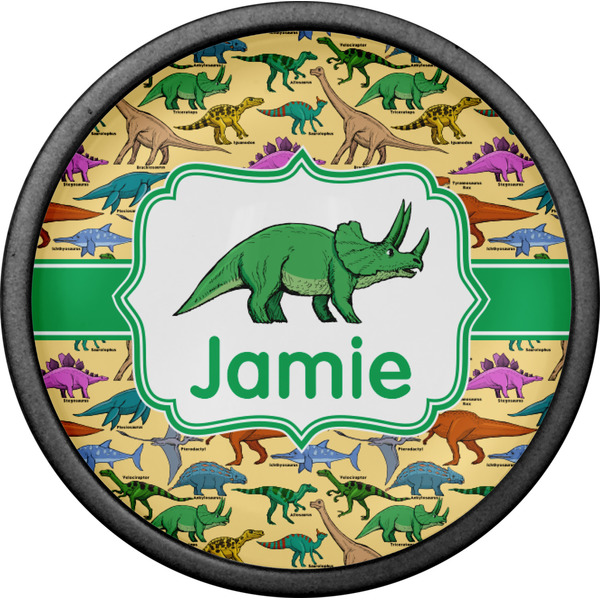 Dinosaurs Cabinet Knob - Black - Front