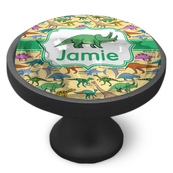 Dinosaurs Cabinet Knob - Black - Side
