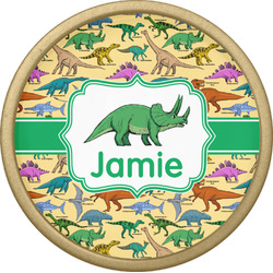 Dinosaurs Cabinet Knob - Gold (Personalized)