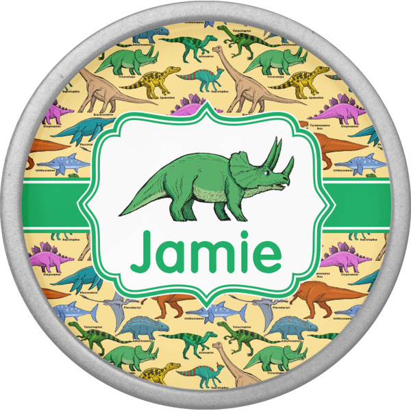 Dinosaurs Cabinet Knob - Nickel - Front