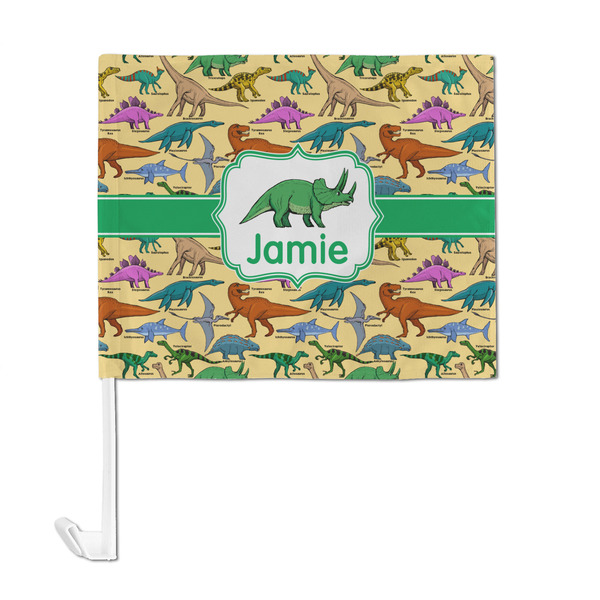 Dinosaurs Car Flag - Large - FRONT