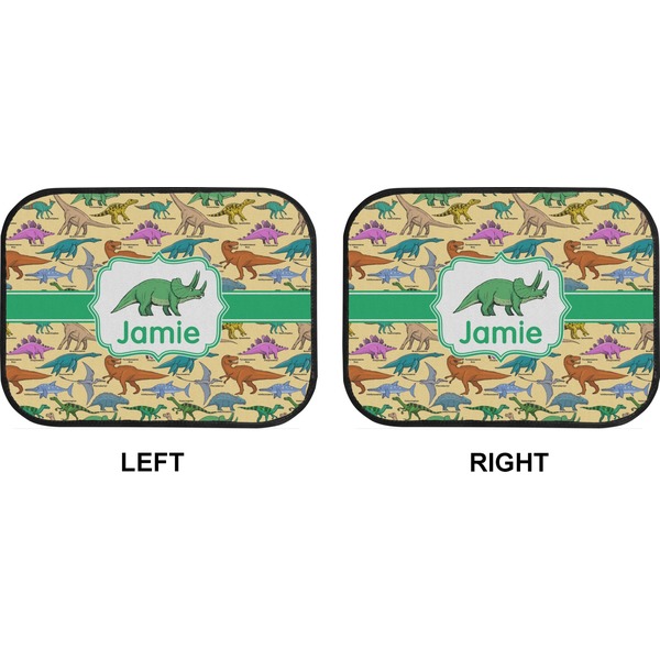 Dinosaurs Car Floor Mats (Back Seat) (Approval)