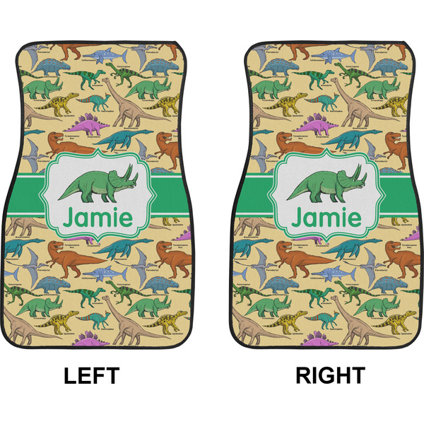Dinosaurs Car Mat Front - Approval