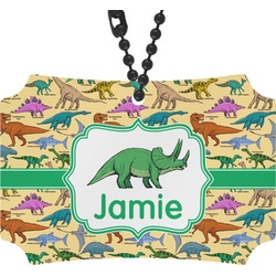 Dinosaurs Rear View Mirror Ornament (Personalized)