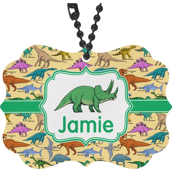 Custom Dinosaurs Rear View Mirror Decor (Personalized)