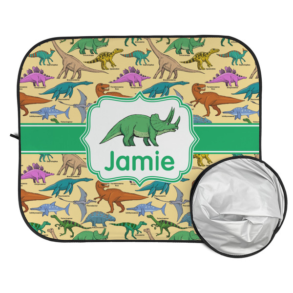 Dinosaurs Car Sun Shades - FOLDED & UNFOLDED