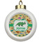 Dinosaurs Ceramic Ball Ornament (Personalized)