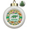 Dinosaurs Ceramic Ball Ornament - Christmas Tree (Personalized)