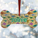 Dinosaurs Ceramic Dog Ornament w/ Name or Text