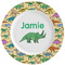Dinosaurs Ceramic Dinner Plates (Set of 4) (Personalized)
