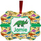 Dinosaurs Christmas Ornament (Front View)