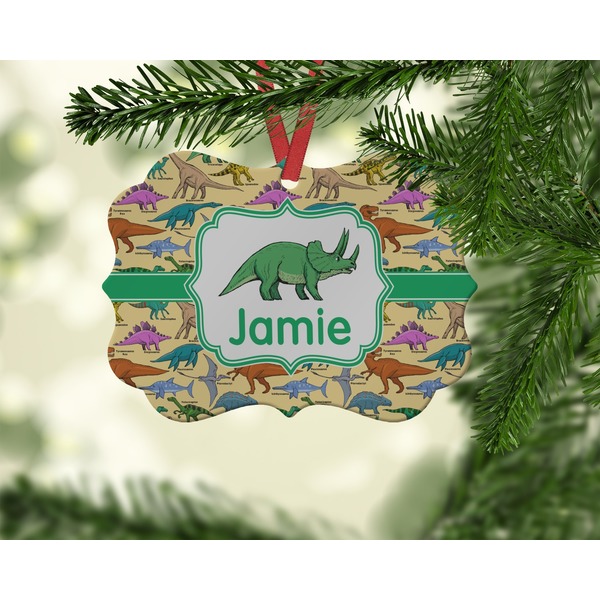 Dinosaurs Christmas Ornament (On Tree)
