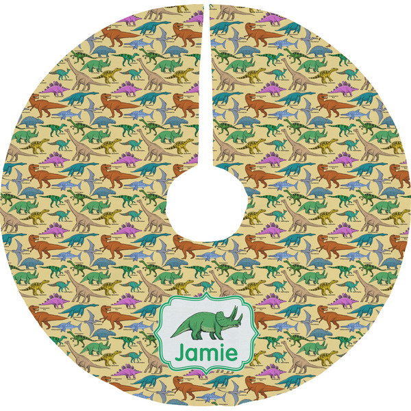 Custom Dinosaurs Tree Skirt (Personalized)