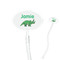 Dinosaurs 7" Oval Plastic Stir Sticks - Clear (Personalized)