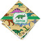 Dinosaurs Cloth Napkins - Personalized Lunch (Folded Four Corners)