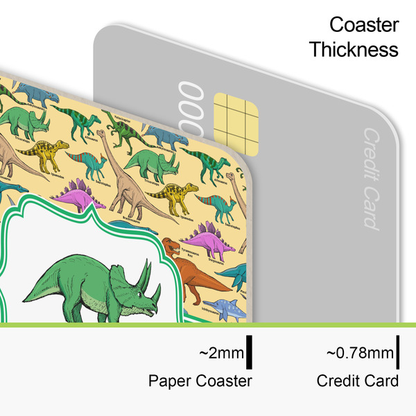 Dinosaurs Coaster Thickness