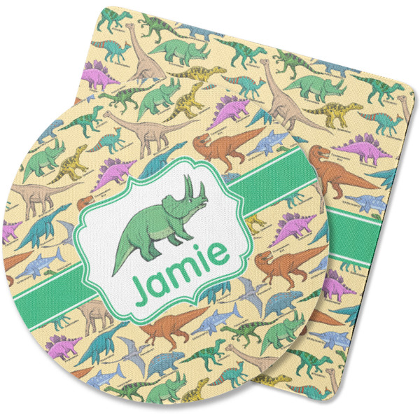 Custom Dinosaurs Rubber Backed Coaster (Personalized)
