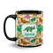 Dinosaurs Coffee Mug - 11 oz - Black