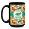 Dinosaurs Coffee Mug - 15 oz - Black