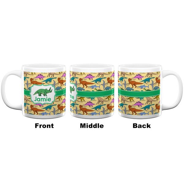 Dinosaurs Coffee Mug - 20 oz - White APPROVAL