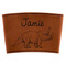 Dinosaurs Leatherette Cup Sleeve (Personalized)