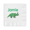Dinosaurs Coined Cocktail Napkin - Front View