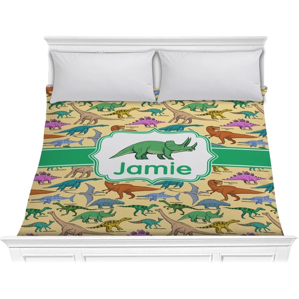 Custom Dinosaurs Comforter - King (Personalized)